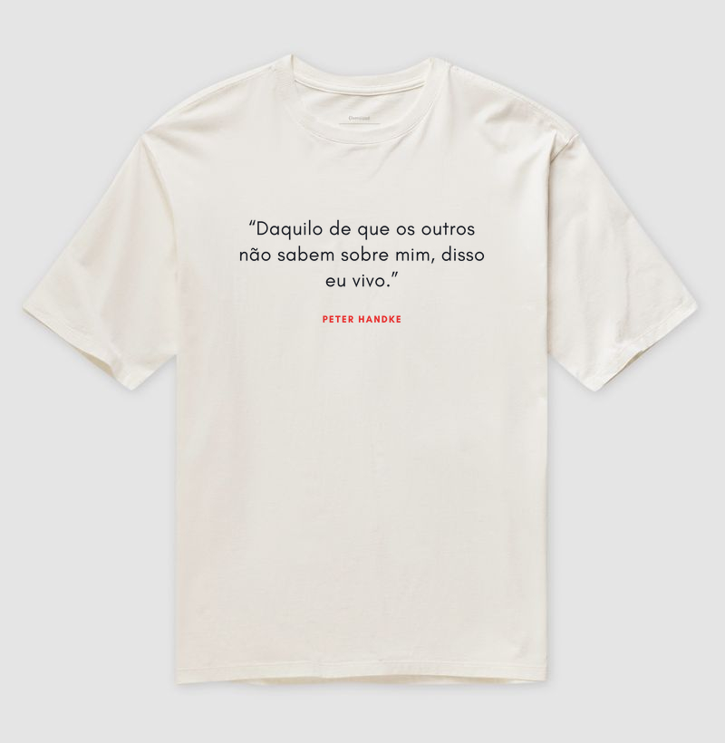 Camiseta Oversized Peter Handke