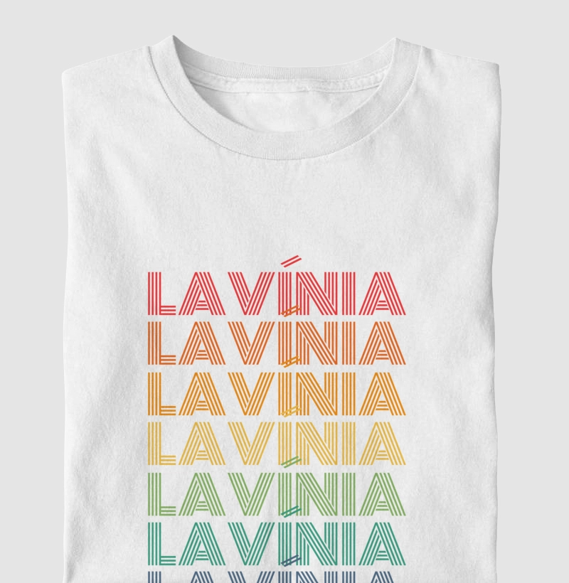 Lavínia Letreiro Retrô