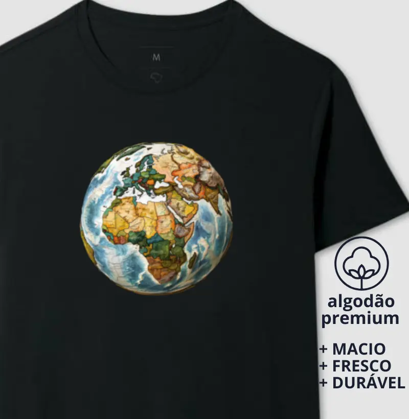 Camiseta Globo Terrestre