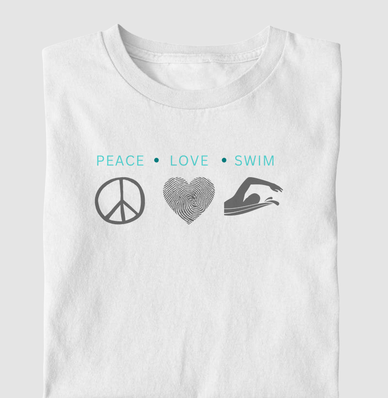 PEACE . LOVE . SWIM