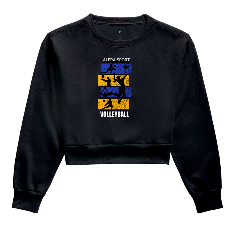 cropped moletom  estampa esportiva 