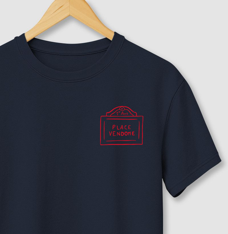 Camiseta Mini Place Vendome Red