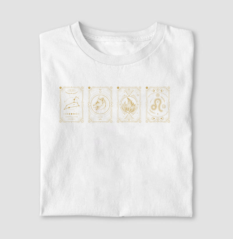 Camiseta Signos - CARTAS DE LEÃO