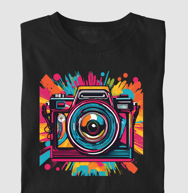 Camisetas / Imagens Criativas / Câmera Criativa