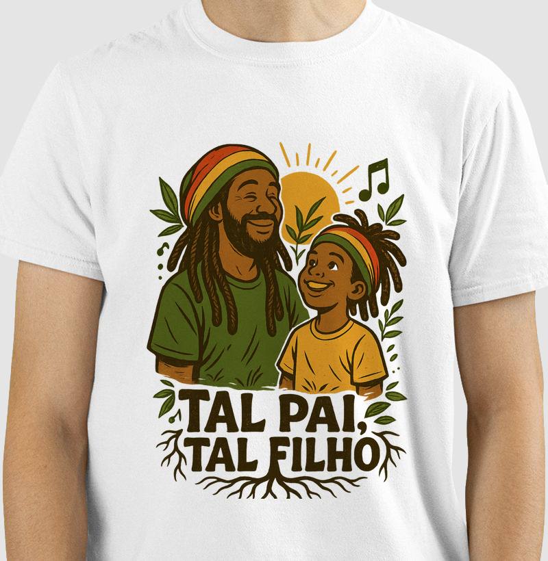 camiseta dia dos pais - algodão