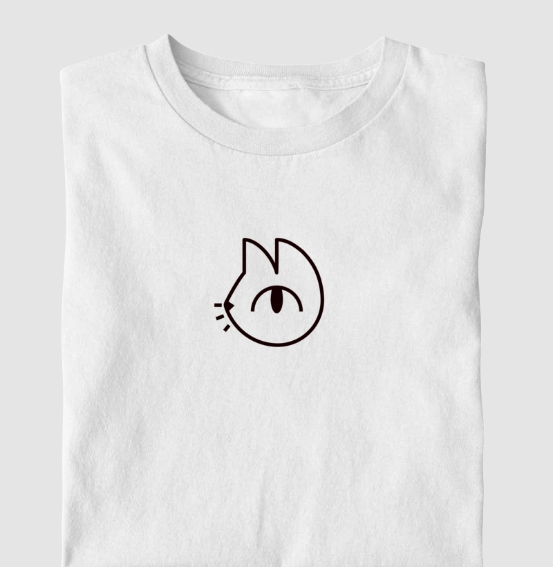 Camiseta Básica Gatoon Preto Central