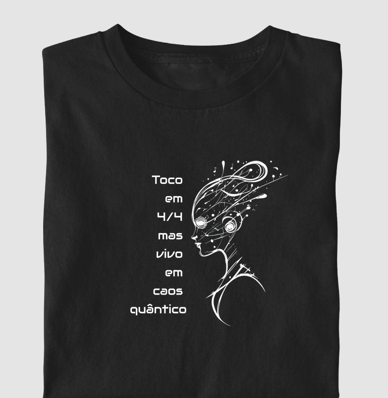 Toco em 4/4 mas vivo em caos quântico