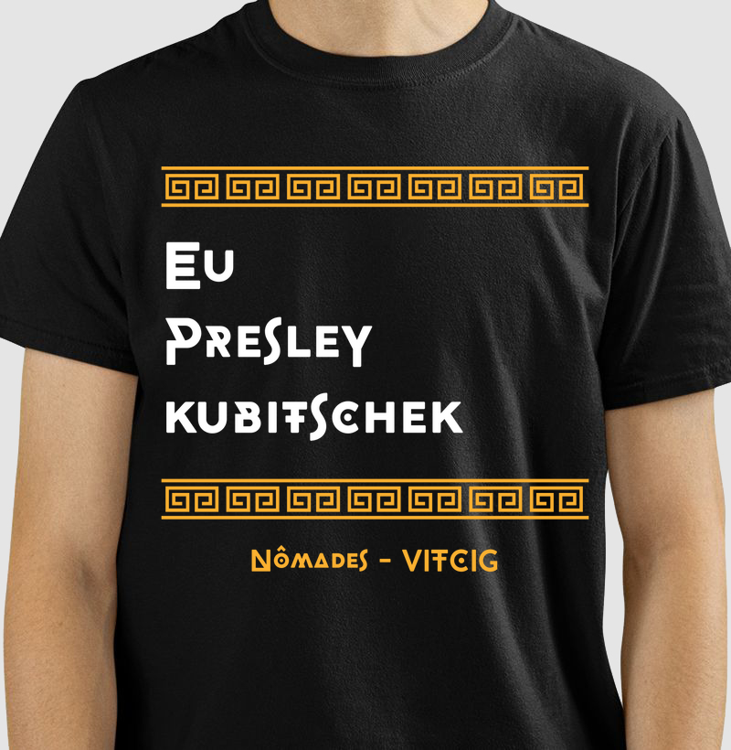 NOZES. T-SHIRT Black Rom - Coleção NOMADS VITCIG