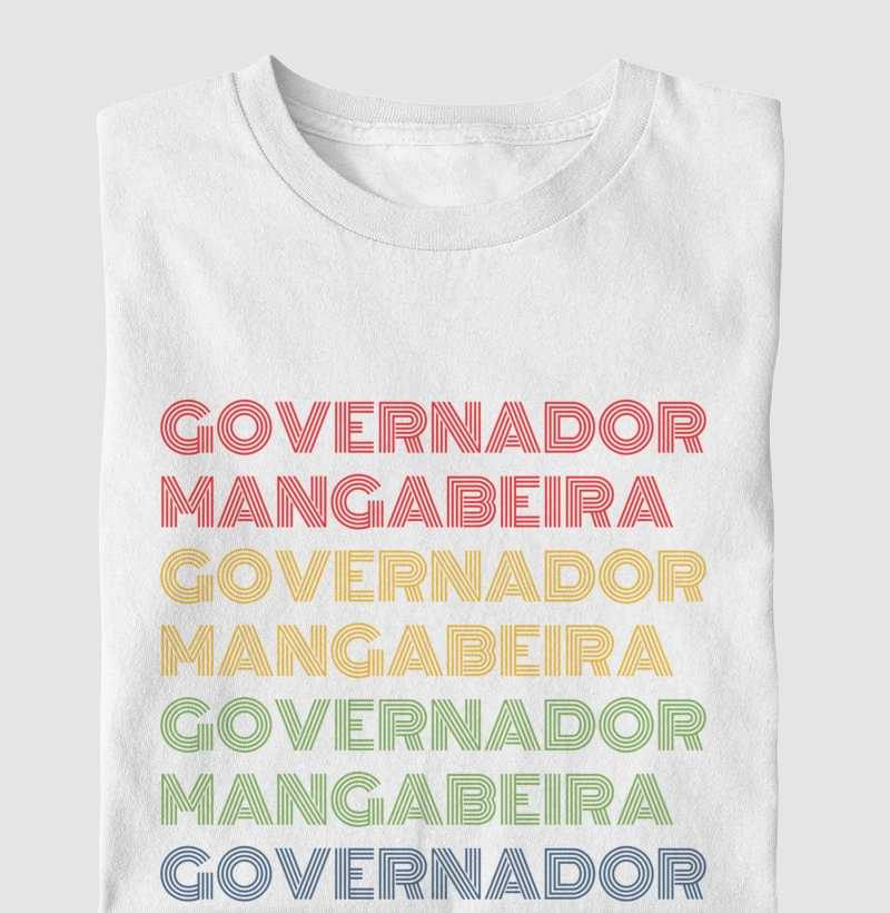 Governador Mangabeira Letreiro Retrô