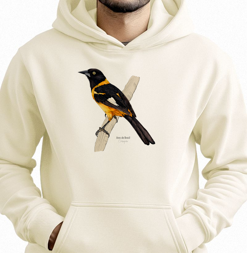 Aves do Brasil II - Corrupião - Moletom Hoodie