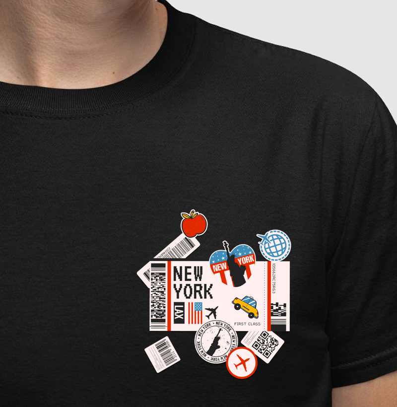 New York Stamps de bolso