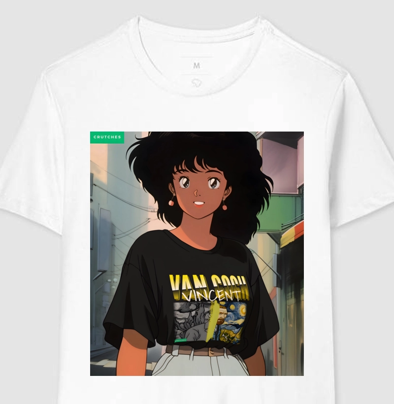 Camiseta 90s Anime Aesthetic - VERSÃO 3