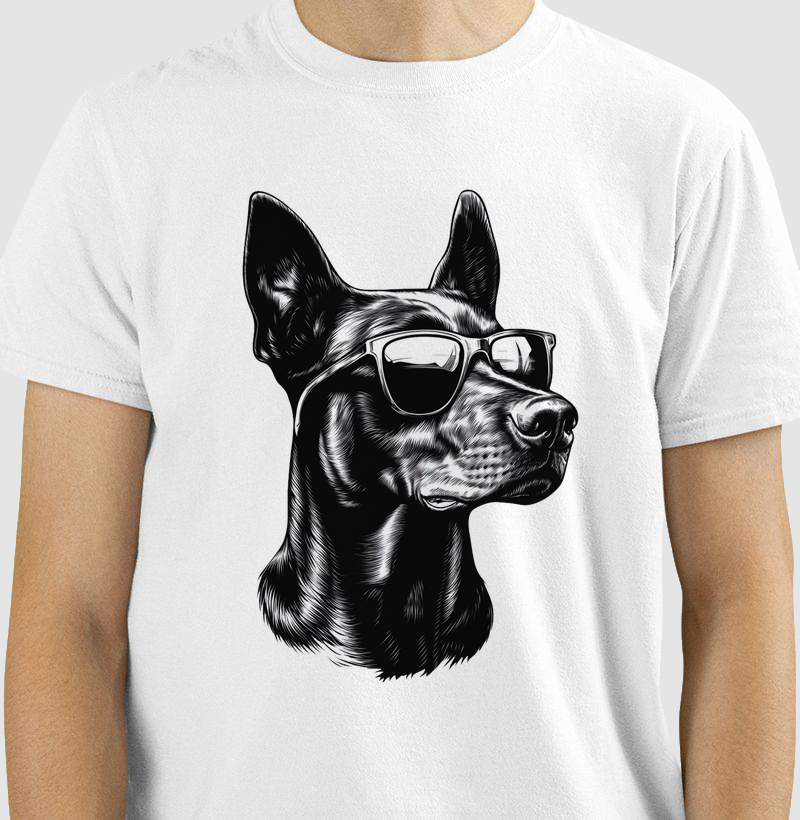 Camiseta Doberman Vintage Style