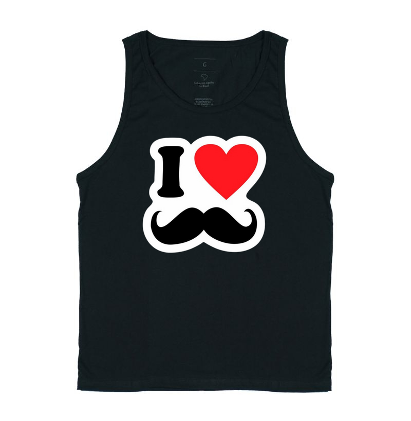 Camiseta Coleção Pai - I love Bigode