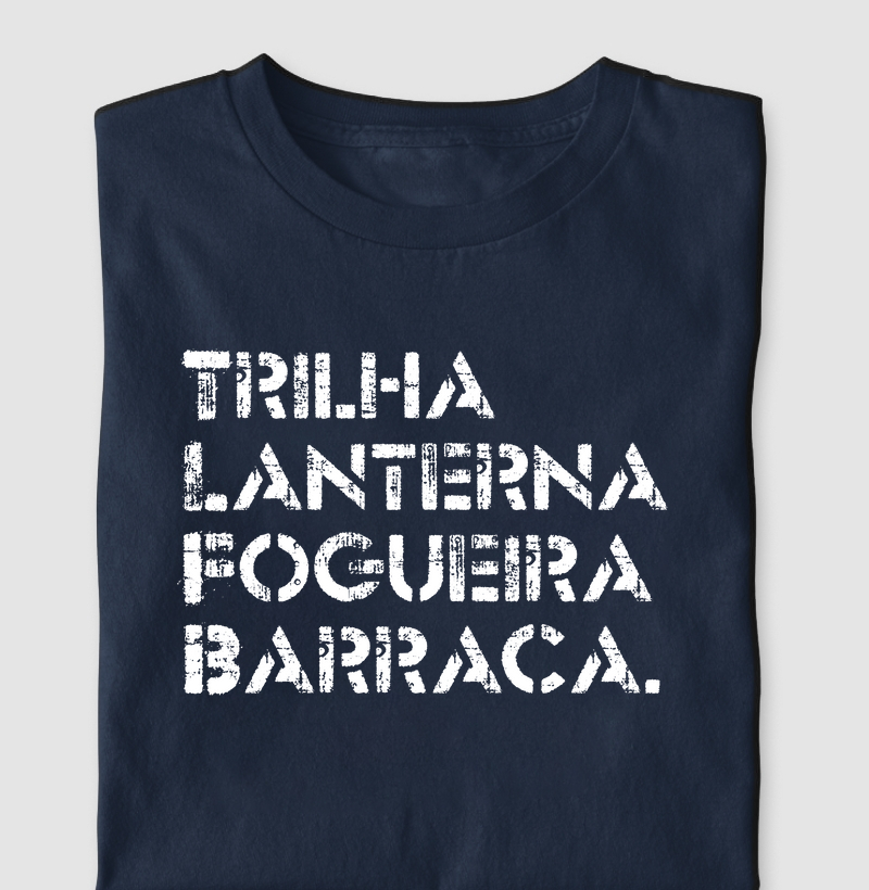 Trilha Lanterna Fogueira Barraca