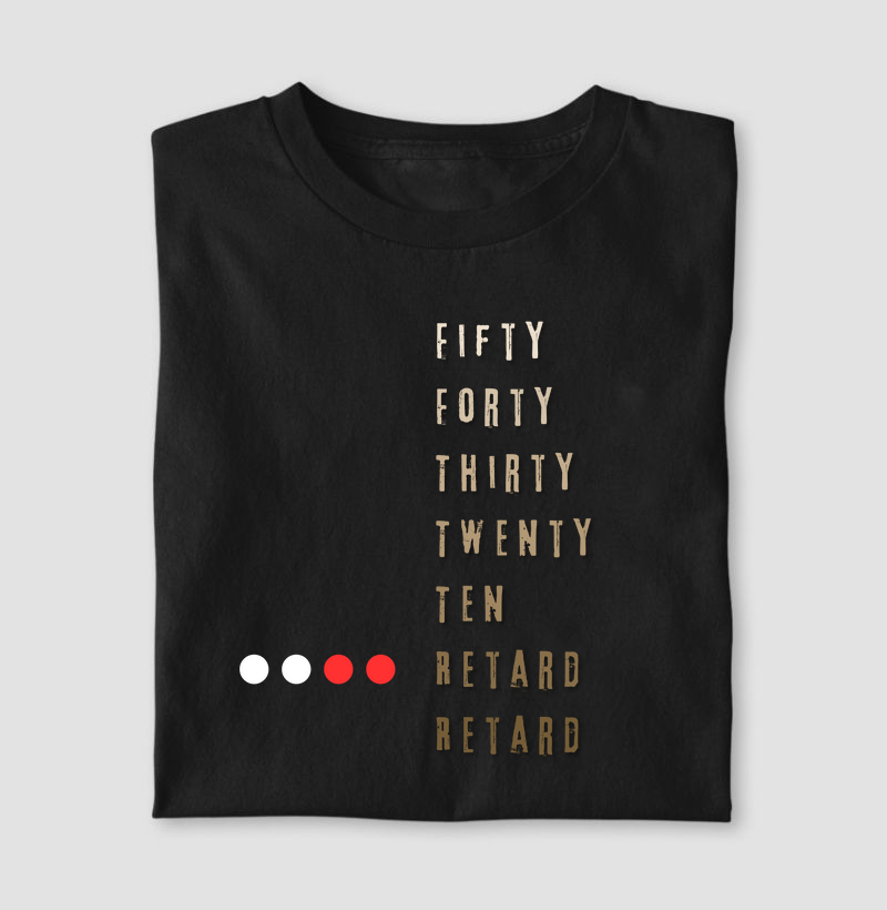 Camiseta curta final