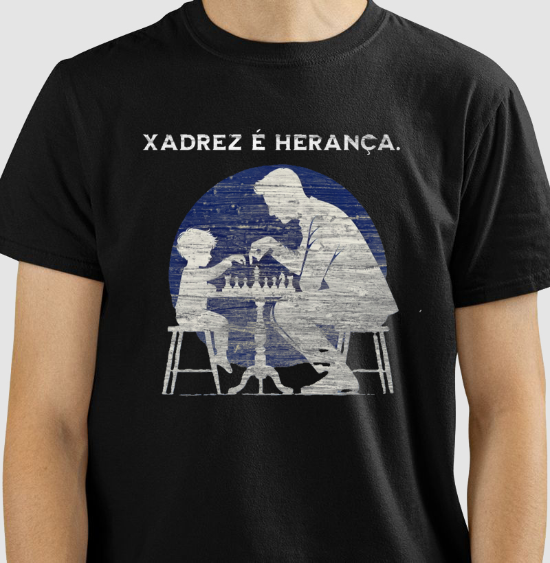 Xadrez é herança - Pai e Menino