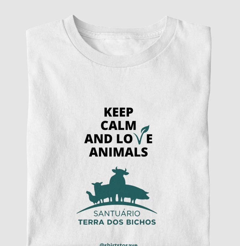 Camiseta Love Animals Santuario