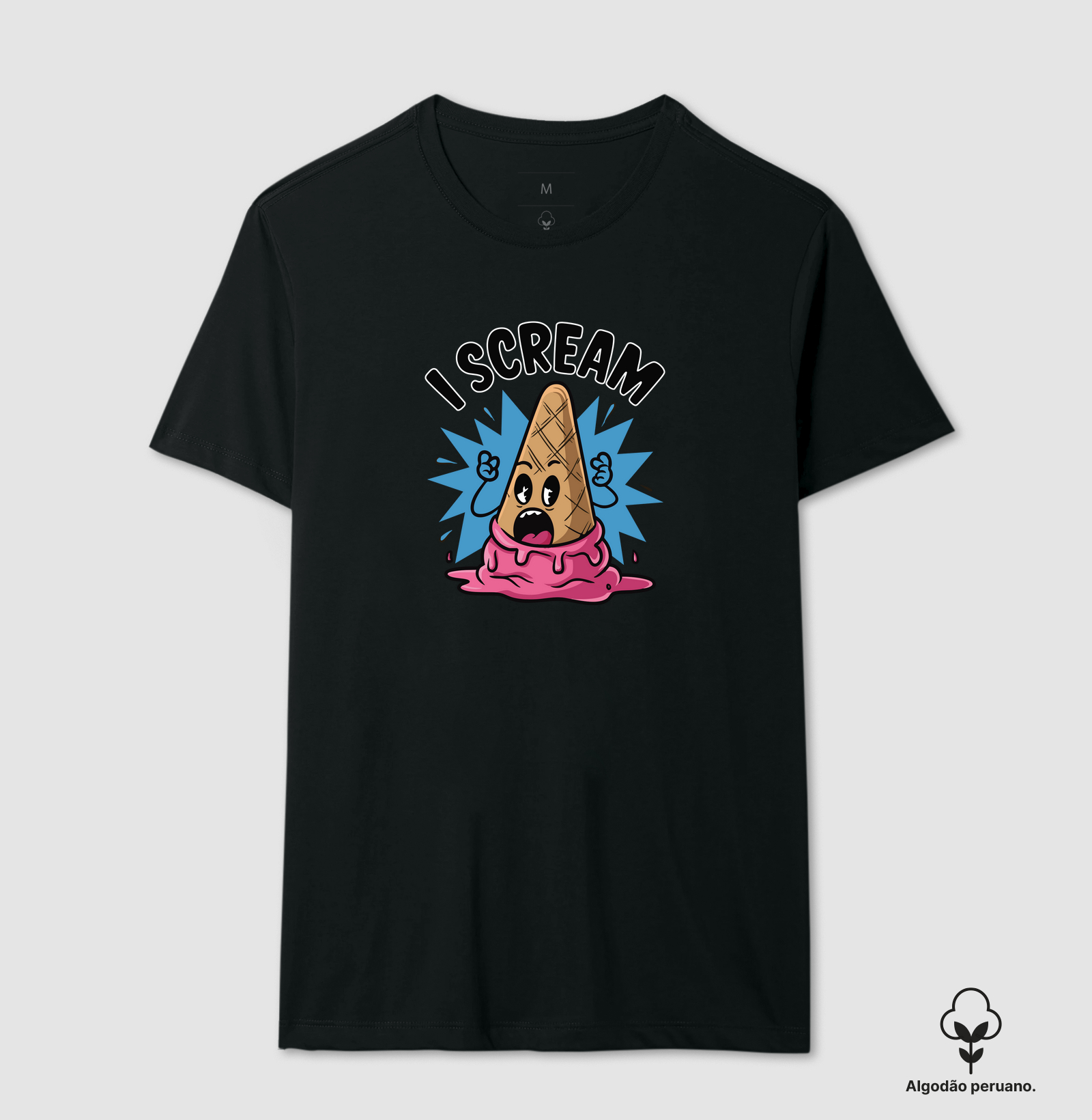 Camiseta I scream, ice cream