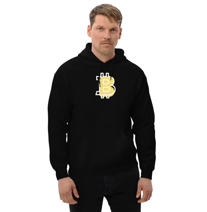 Moletom com Capuz Crypto Style Bitcoin