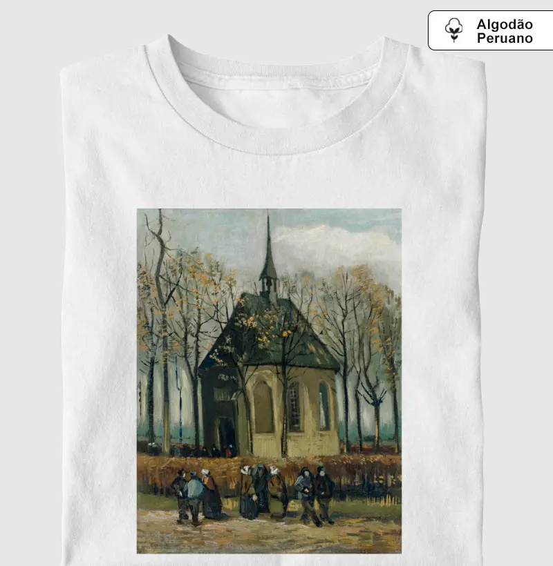Vincent van Gogh's Congregation Leaving the Reformed Church in Nuenen