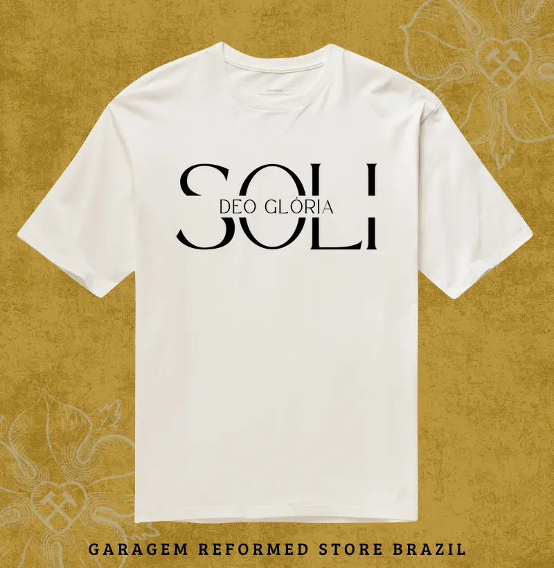 Oversized "Soli Deo Gloria".
