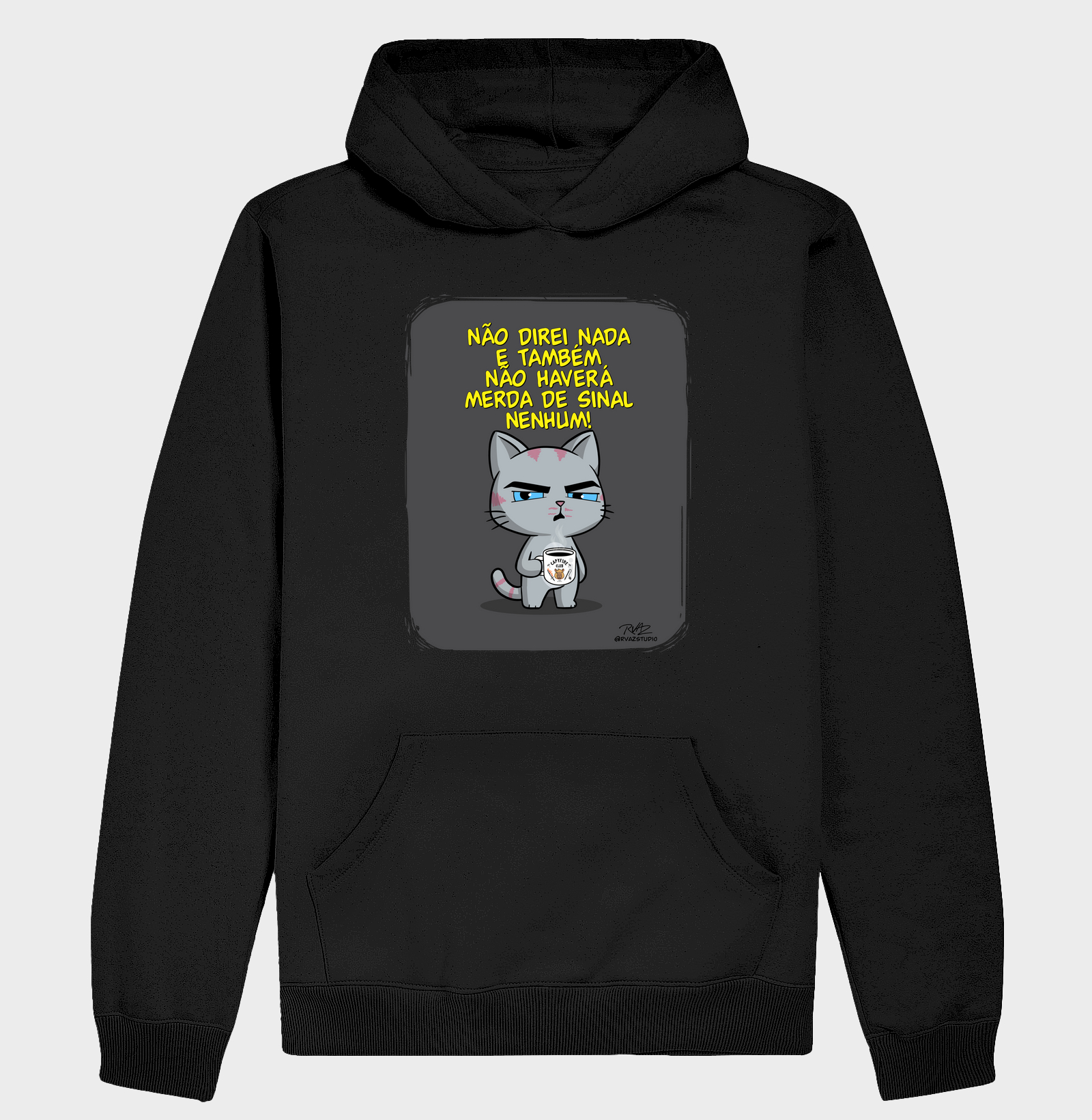 Camiseta Gato Sincero Sinal Nenhum