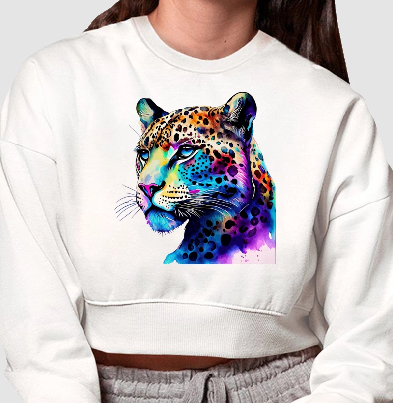  Leopardo colorido