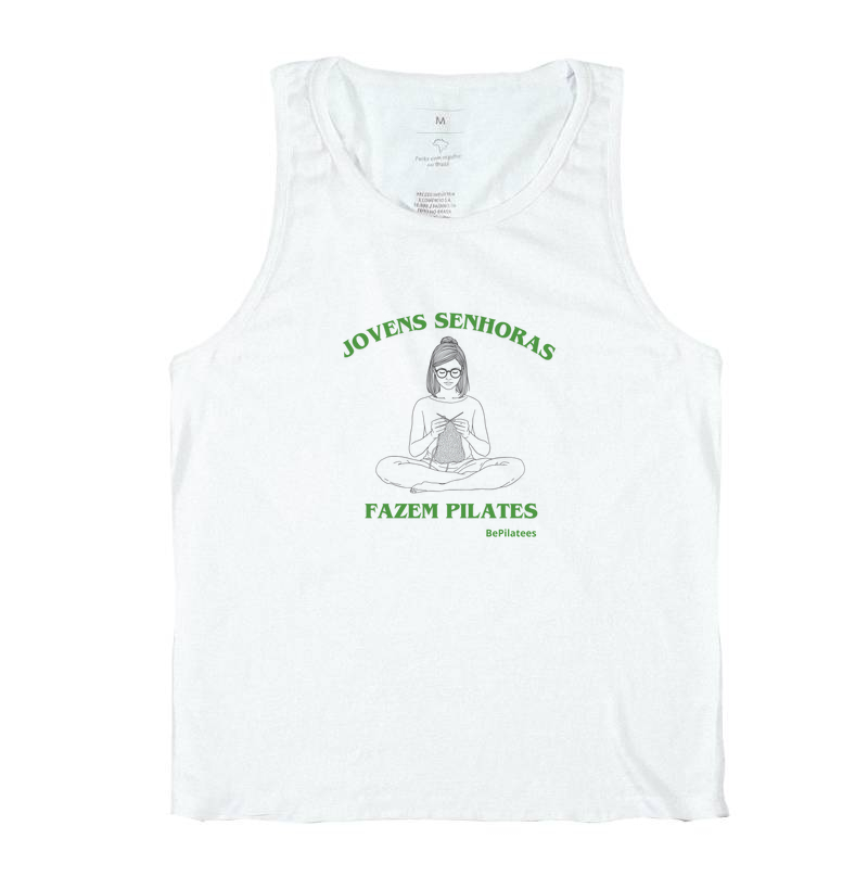 Jovens senhoras fazem Pilates