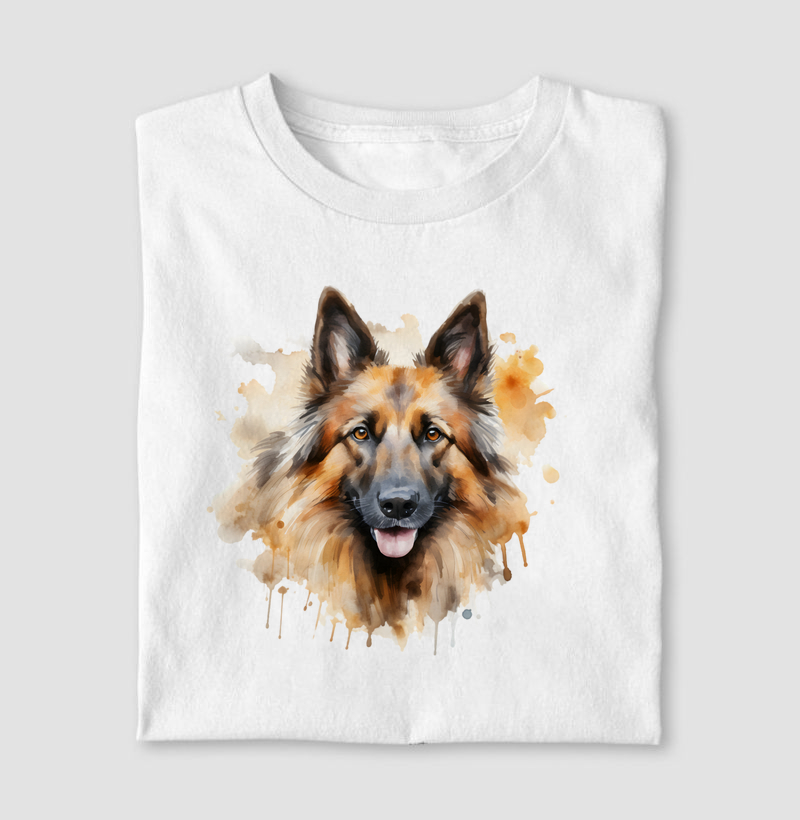 Belgian Tervuren aquarela