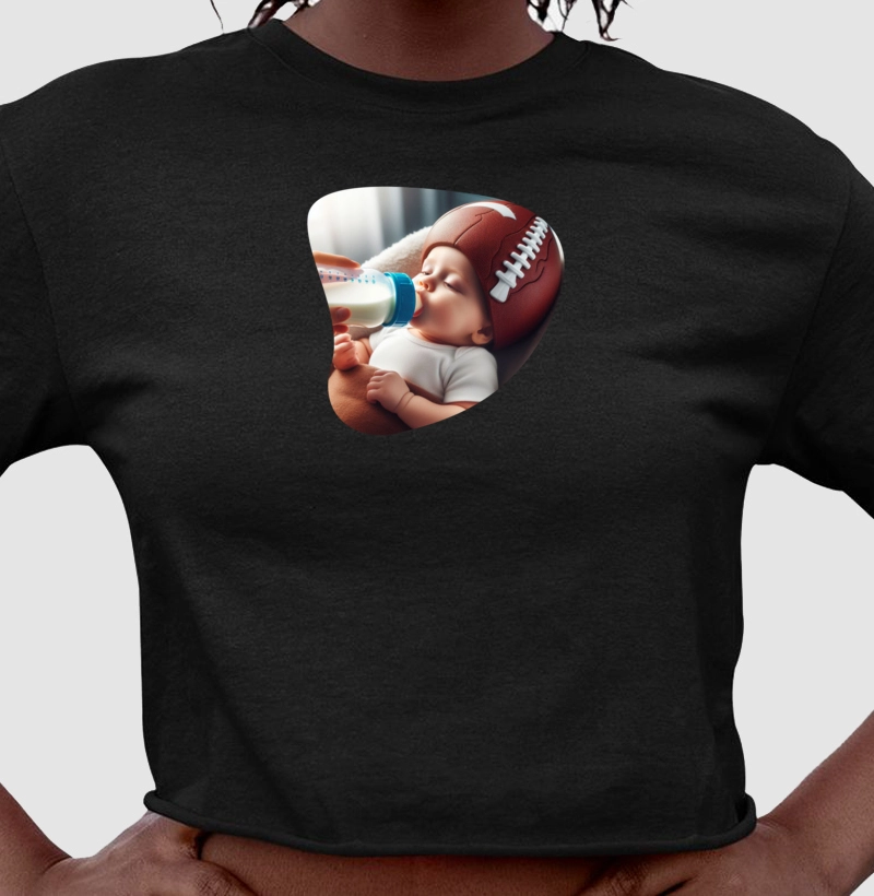 Camiseta Cropped Football Baby 