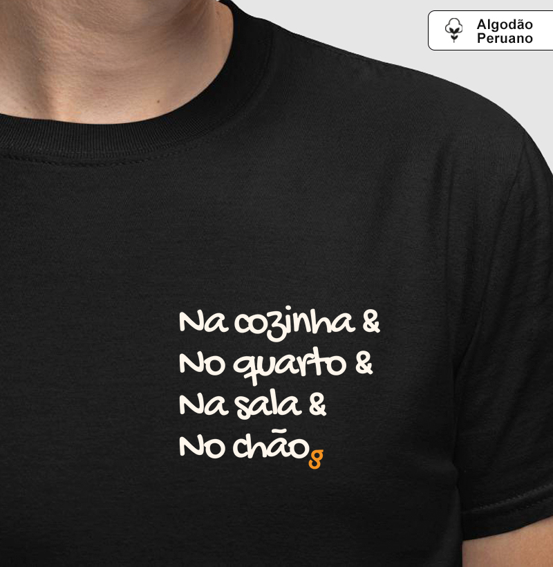 Algodão peruano - Na cozinha, no quarto...