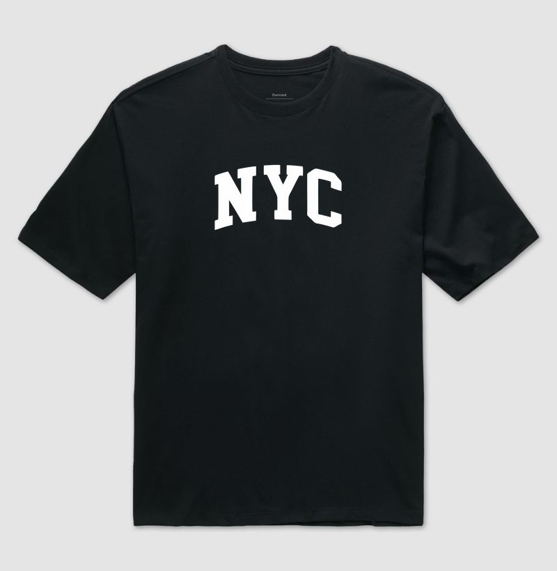 Camiseta Oversized NYC
