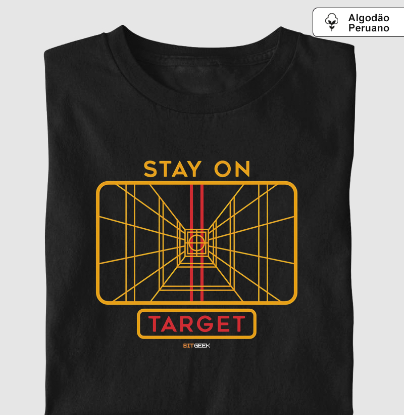 Camiseta Algodão Peruano Stay On Target