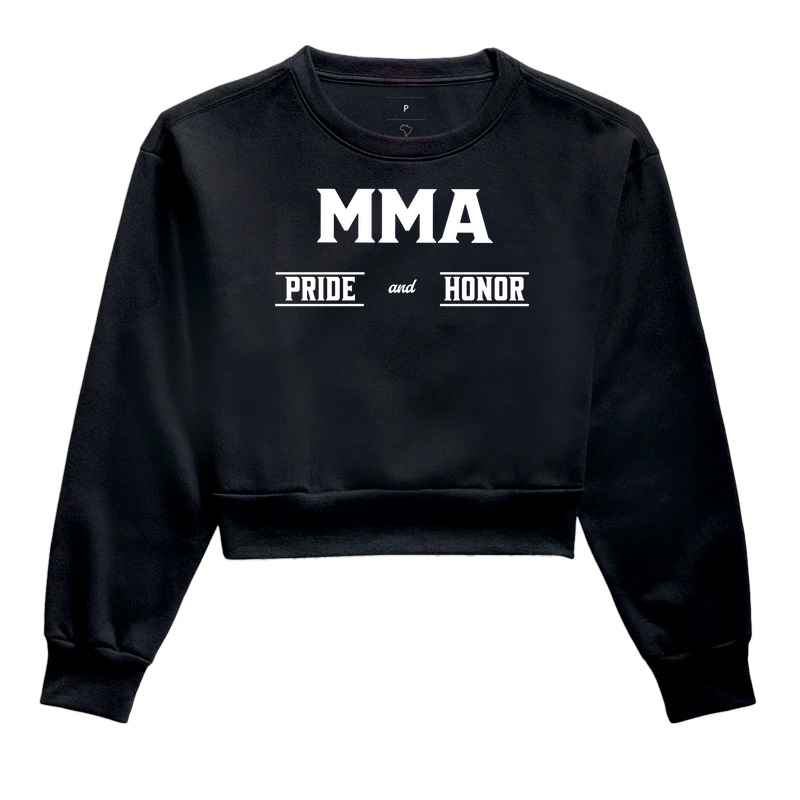 Moletom Cropped MMA Pride and Honor