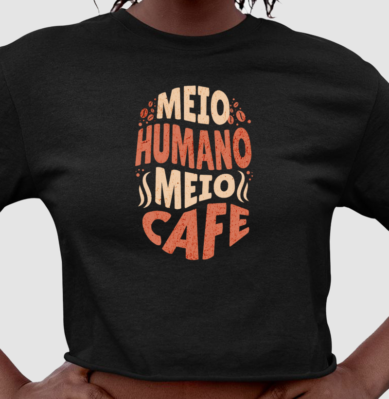 Meio humano meio café
