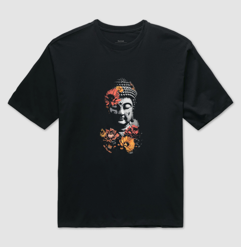 Camiseta Oversized - A Beleza de Buda