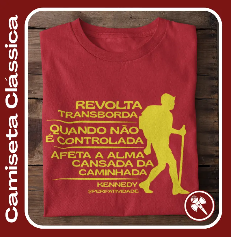 Poeta Kennedy - Camiseta Clássica e Baby Look