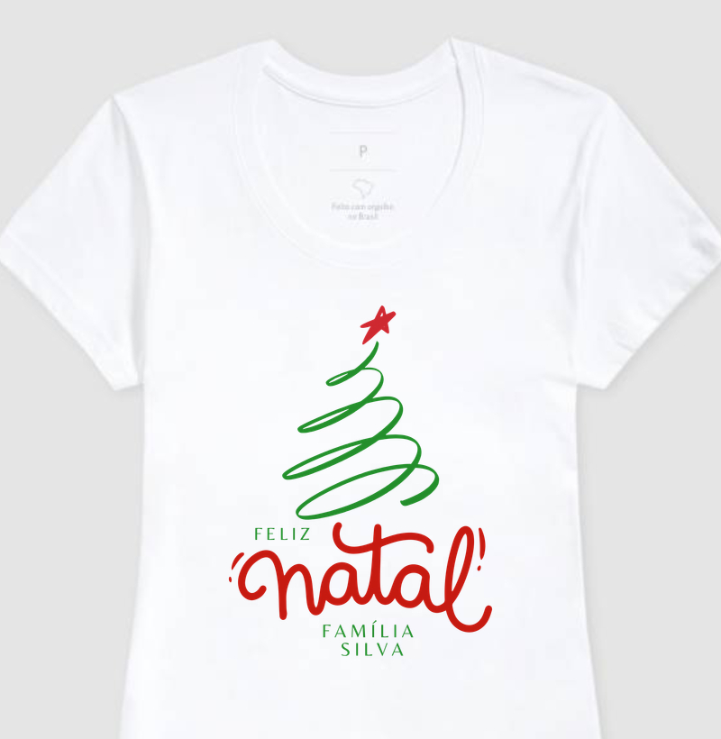 Camiseta Árvore de Natal