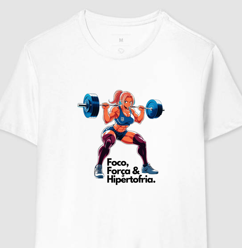Foco, força e Hipertrofia.