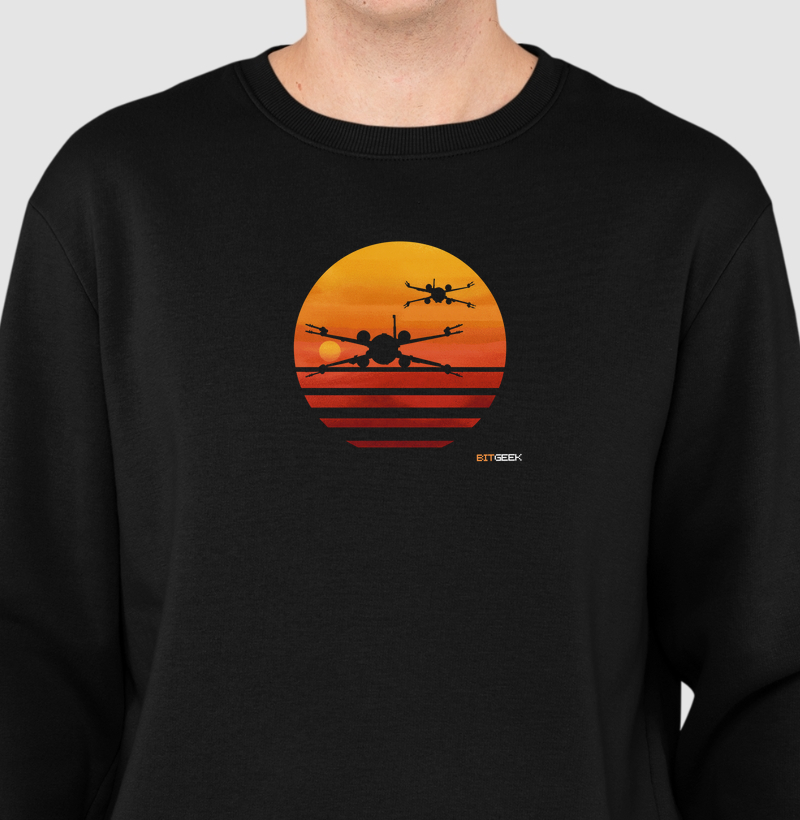 Suéter Moletom X-Wing Sunset