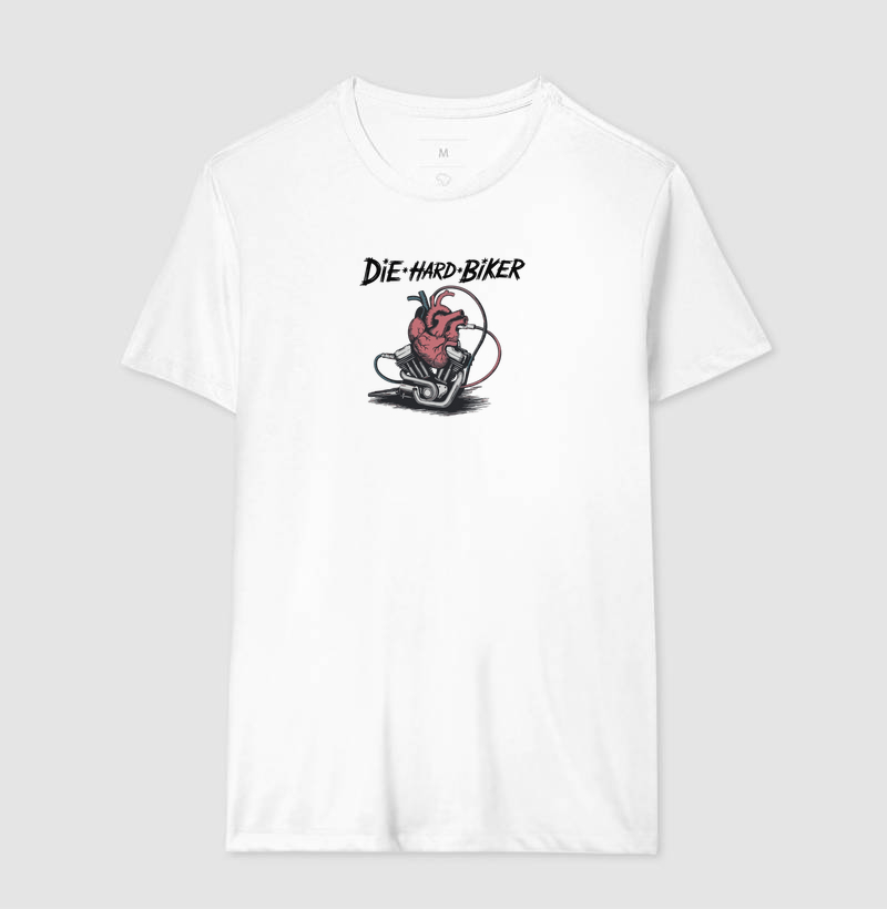 Camiseta Die Hard Biker – Coração que Acelera