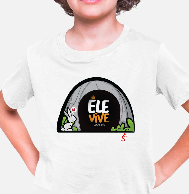 Camiseta Infantil Pascoa Ele