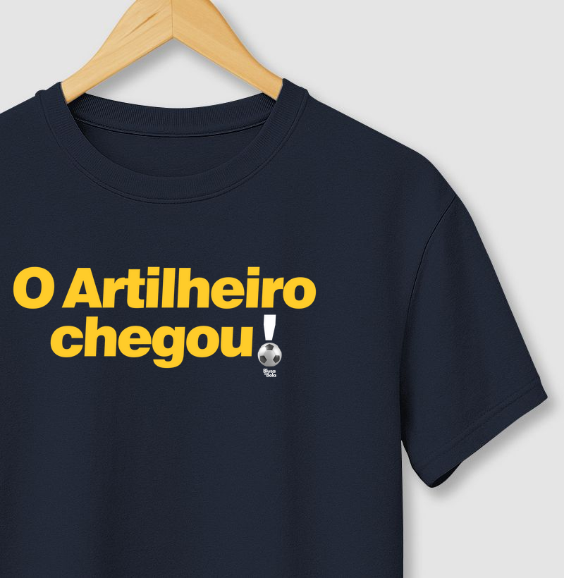 Camiseta O Artilheiro Chegou