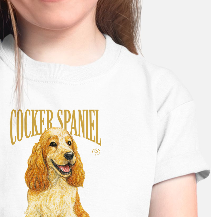 Cocker Spaniel Laranja Ruão Vintage