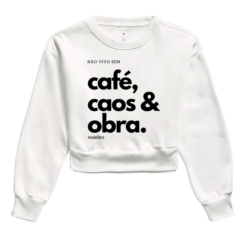 Café, caos e obra.