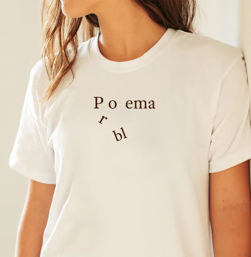 Camiseta  Poema X Problema