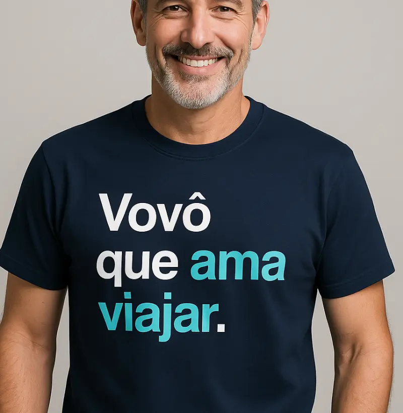 Vovô que ama viajar