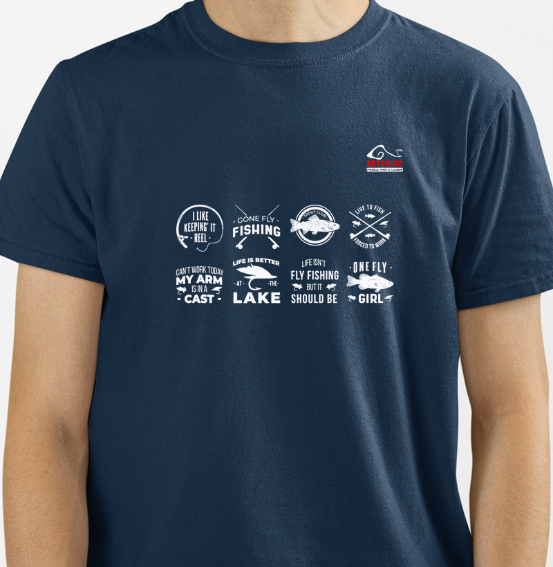 Camiseta de Pesca - Logos Fly