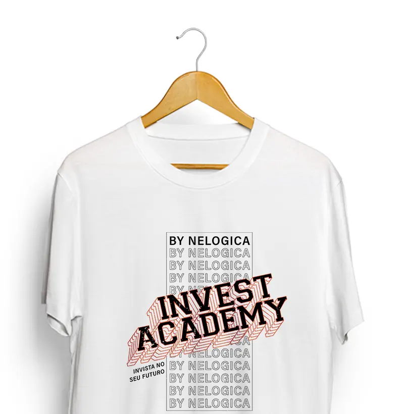Camiseta Invest Academy invista no seu futuro